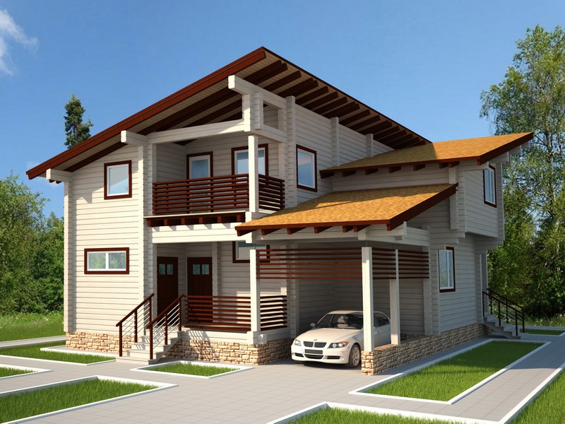  деревянных домов в стиле хай-тек » Современный дизайн на Vip-1gl