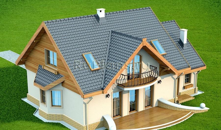 План дома с мансардой фото » Современный дизайн на Vip-1gl